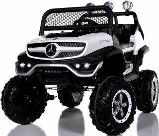 Pojazd na Akumulator Mercedes Unimog S Biały