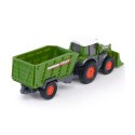 DICKIE Farm Traktor Fendt z Łyżką i Przyczepą 18cm