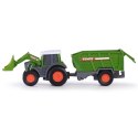 DICKIE Farm Traktor Fendt z Łyżką i Przyczepą 18cm