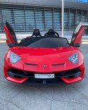 LICENCJONOWANY LAMBORGHINI AVENTADOR SVJ DLA 2 DZIECI, FUNKCJA DRIFTU MIĘKKIE SIEDZENIE, MIĘKKIE KOŁA/SX2028 2x300W