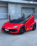 LICENCJONOWANY LAMBORGHINI AVENTADOR SVJ DLA 2 DZIECI, FUNKCJA DRIFTU MIĘKKIE SIEDZENIE, MIĘKKIE KOŁA/SX2028 2x300W