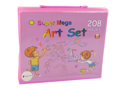 Zestaw Artystyczny Do Malowania XXL Walizka 208 elementów