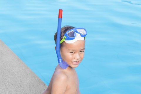 Maska Do Nurkowania Z Rurką Granatowa Bestway 24018