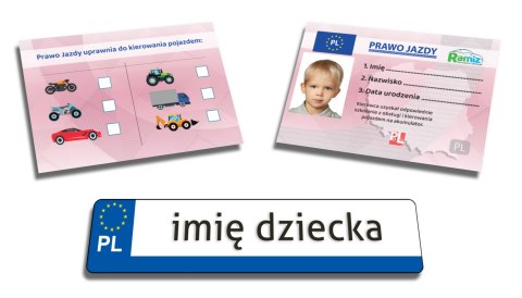Tablice Rejestracyjne + Prawo Jazdy RAMIZ