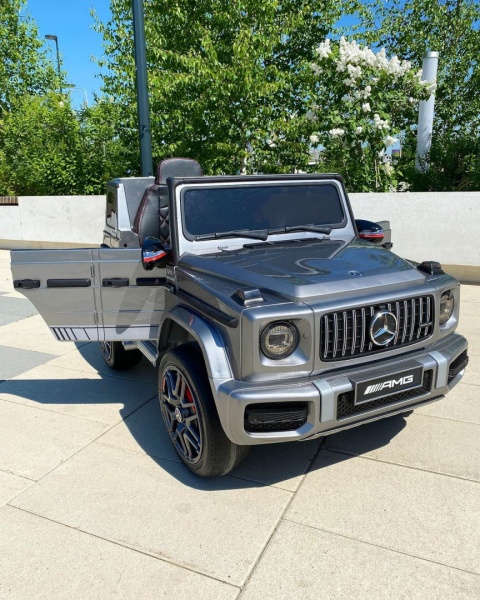 Pojazd Mercedes G63 AMG Lakierowany Srebrny