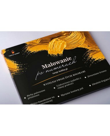 Malowanie po numerach 40x50 Panda na odpoczynku