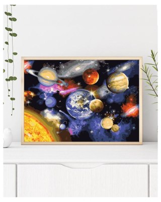 Malowanie po numerach 40x50 Parada planet