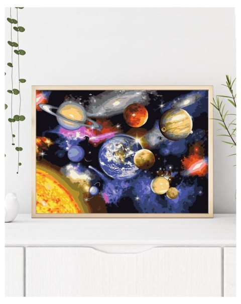 Malowanie po numerach 40x50 Parada planet