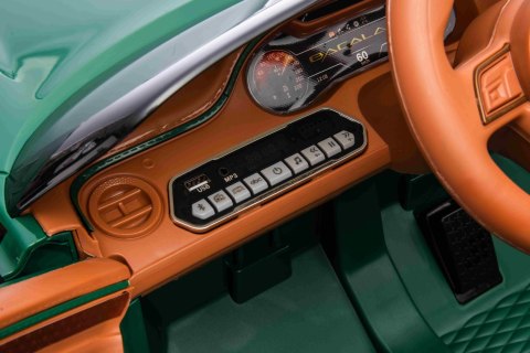 BENTLEY BACALAR ZIELONY Auto na akumulator EVA SKÓRA Pilot