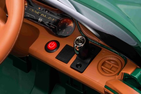 BENTLEY BACALAR ZIELONY Auto na akumulator EVA SKÓRA Pilot