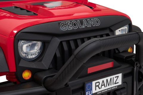 Pojazd Geoland Power Czerwony