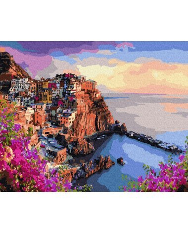 Malowanie po numerach 40x50 Jasne Kolory Sycylii