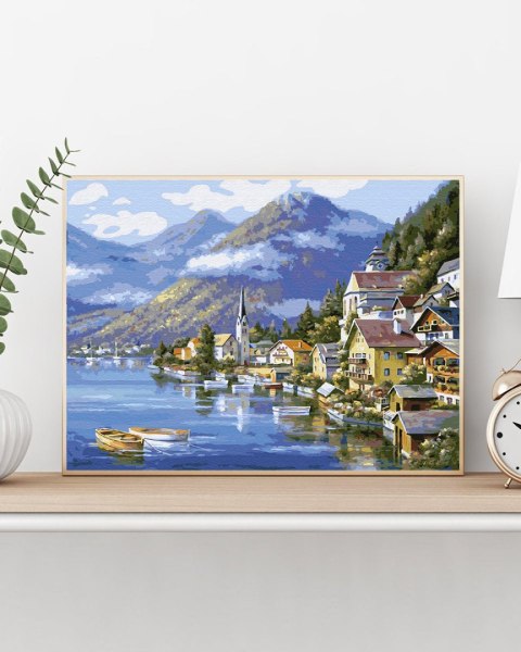 Malowanie po numerach 40x50 Malownicza Austria