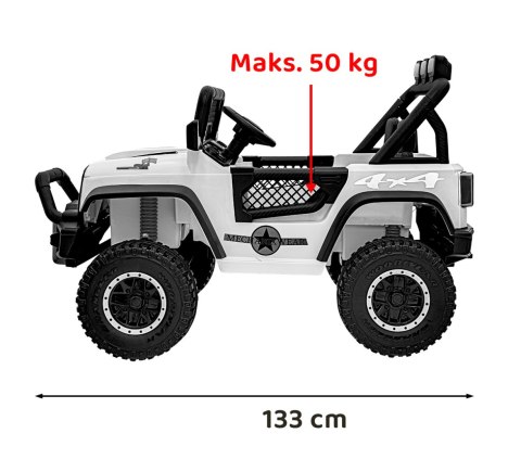 Pojazd Geoland Power Czerwony