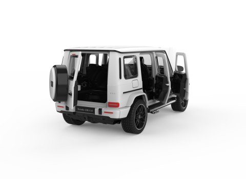 Autko Metalowe Mercedes Benz AMG G63 1:32 RASTAR Biały