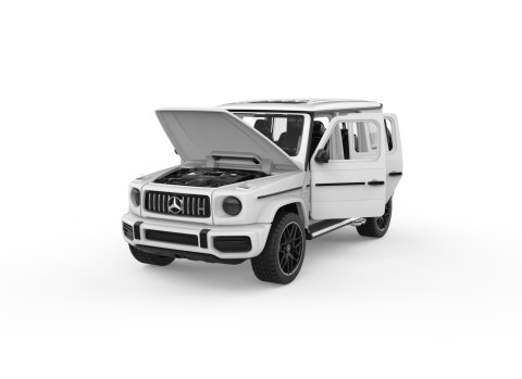 Autko Metalowe Mercedes Benz AMG G63 1:32 RASTAR Biały