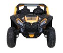 Buggy ATV Strong Racing dla 2 dzieci Biały + Silnik bezszczotkowy + Pompowane koła + Audio LED