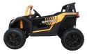 Buggy ATV Strong Racing dla 2 dzieci Biały + Silnik bezszczotkowy + Pompowane koła + Audio LED