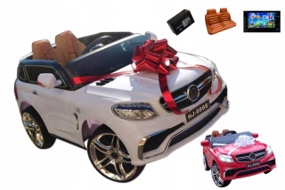 AUTKO MERCEDES NA AKUMULUATOR USB LCD SKÓRA MP4