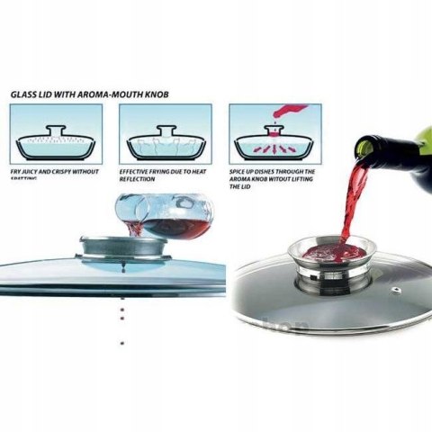 BRYTFANA 2EL 2.8L ALU INDUKCJA DOZOWNIK OLIWY