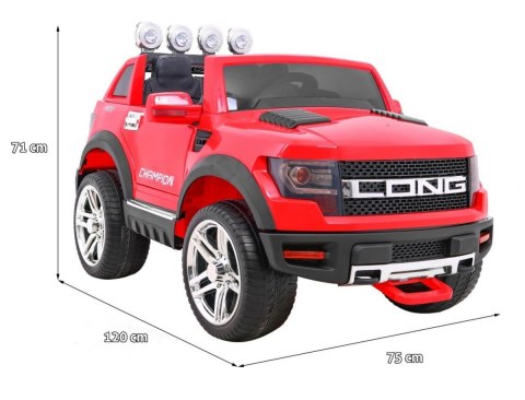Duży Pojazd RAW SUV Czerwony