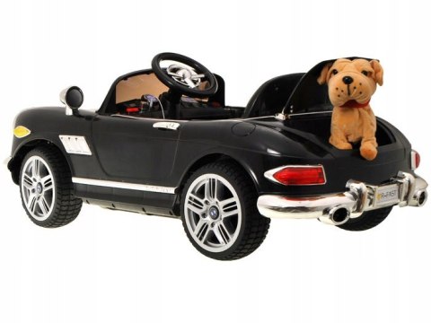 Samochód akumulatorowy RETRO gumowe koła MP3 PILOT