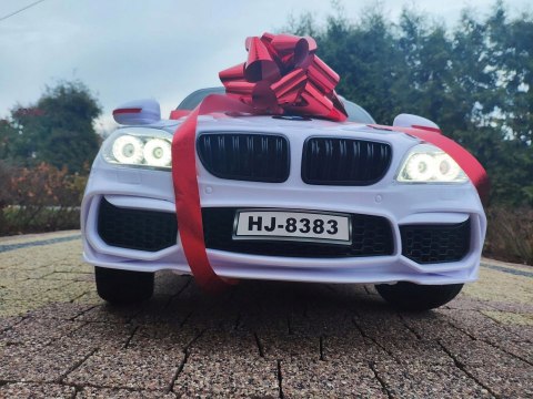 Samochód na akumulator BMW na PILOT EVA SKÓRA MP3