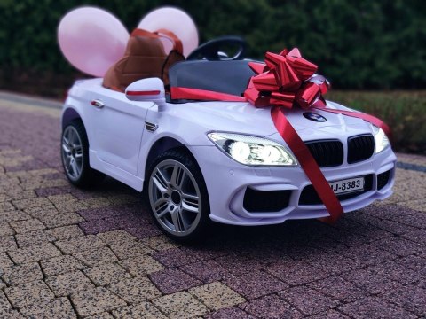 Samochód na akumulator BMW na PILOT EVA SKÓRA MP3