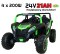 Autko na akumulator MEGA Buggy ATV Racing 4x4 Zielony 24V 21Ah