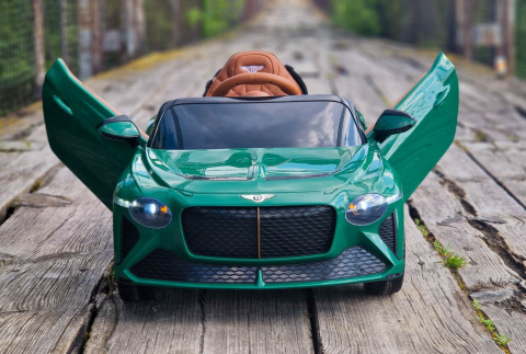 BENTLEY BACALAR ZIELONY Auto na akumulator EVA SKÓRA Pilot