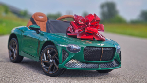 BENTLEY BACALAR ZIELONY Auto na akumulator EVA SKÓRA Pilot