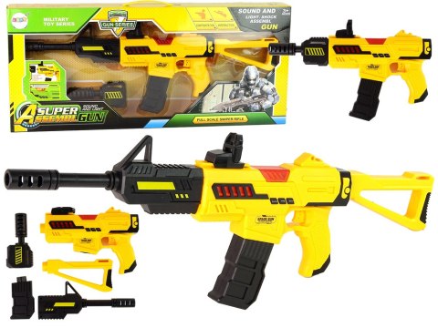 Karabin Pistolet Różne Warianty Dźwięk Melodie Światła Zielony