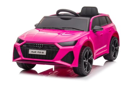 Pojazd na Akumulator Audi RS6 2x4 + LITOWY AKUMULATOR 12V BRD-2118 Różowy