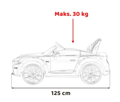 Pojazd Ford Mustang GT Lakier Czarny