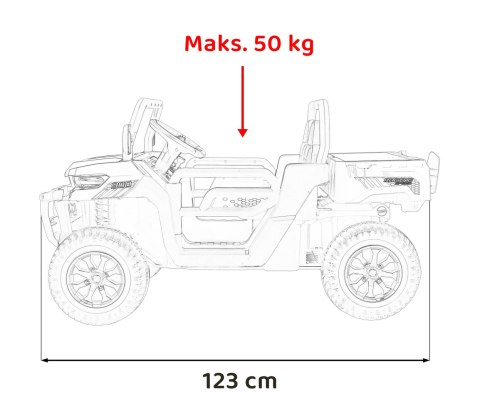 Pojazd Pick-Up Speed 900 Biały