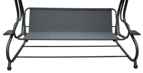 Huśtawka Ogrodowa Regulowana Siedzisko Textylina 2x1 Zielona