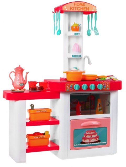 Kuchnia Aneks Kuchenny Kran z Wodą 46 Elementów Różowa