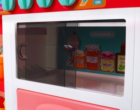 Kuchnia Aneks Kuchenny Kran z Wodą 46 Elementów Różowa