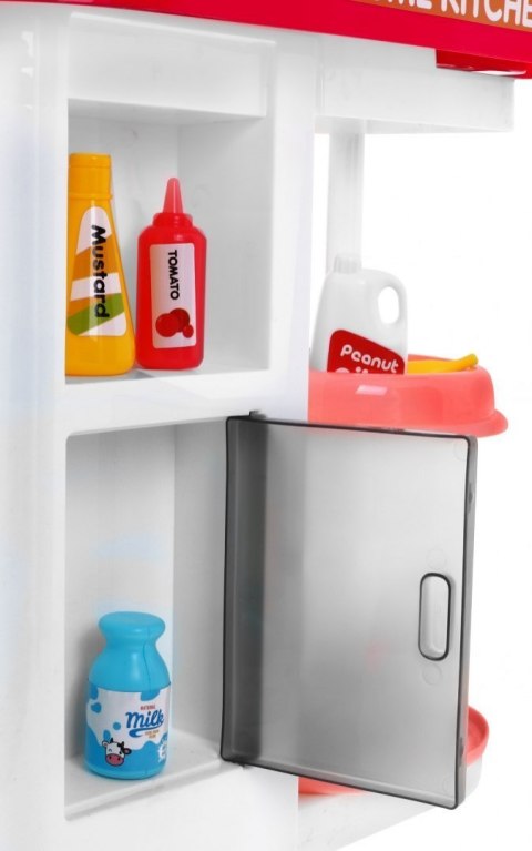 Kuchnia Aneks Kuchenny Kran z Wodą 46 Elementów Różowa