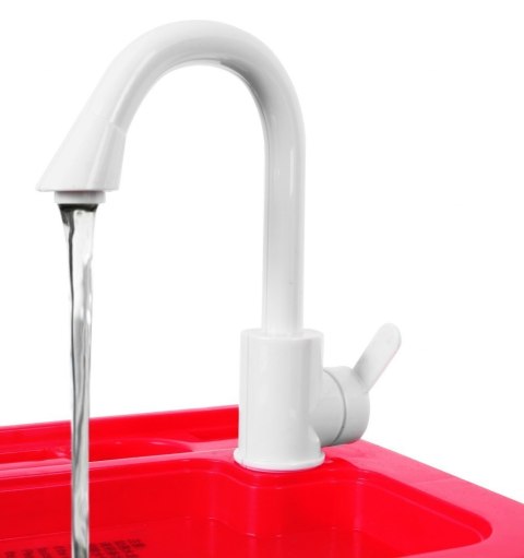 Kuchnia Aneks Kuchenny Kran z Wodą 46 Elementów Różowa