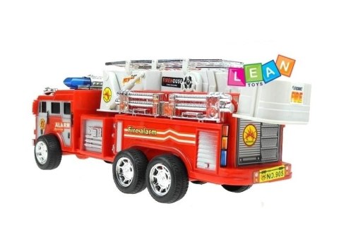 Zestaw Strażaka Straż Pożarna Wóz + Kask + Gaśnica