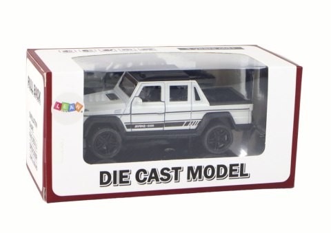 Autko Terenowe 1:36 Przyczepa Dźwięki Światła Białe