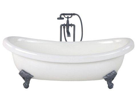 Lalka Dla Dzieci Długie Blond Włosy Szlafrok Różowy Wanna Łazienka