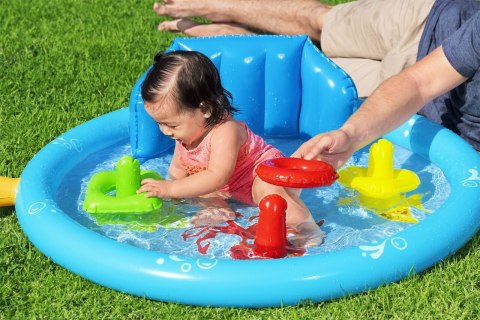 Basenik Z Daszkiem 115x89x76cm Z Grą Układanką BESTWAY