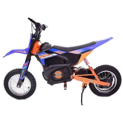 WIELKI MOTOR CROSOWY RACE WOLNY START, 250 WAT, ŁAŃCUCH, TARCZOWE HAMULCE, POMPOWANE KOŁA/BDM-0952-24