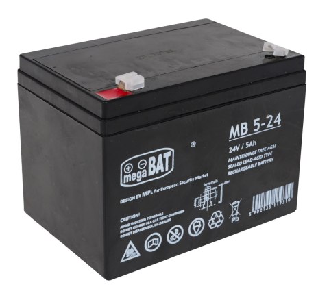Części pojazdy akumulator 24V/5AH