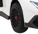 Auto na akumulator XXL Lamborghini Aventador SV STRONG 200W bezszczotkowy silnik 24V Biały