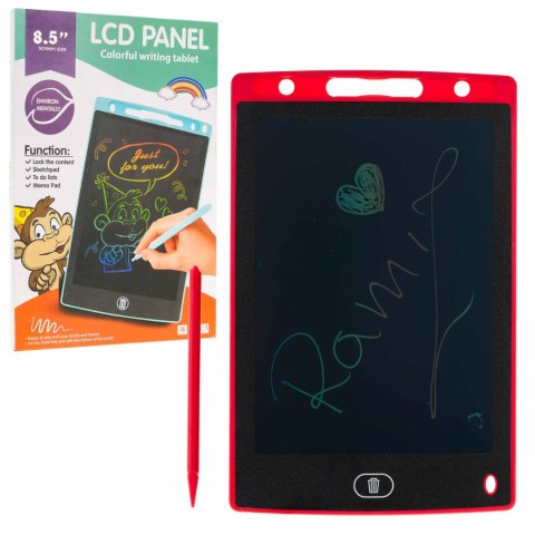 Kolorowy Tablet 8,5' Czerwony