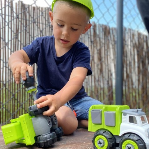 WOOPIE Zestaw Konstrukcyjny Majsterkowicza Montaż Samochodu Ciężarówka Kask Śrubokręt AKC. 6 szt.