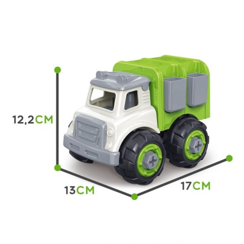 WOOPIE Zestaw Konstrukcyjny Majsterkowicza Montaż Samochodu Ciężarówka Kask Śrubokręt AKC. 6 szt.